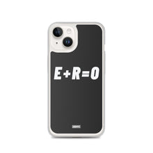 Load image into Gallery viewer, E+R=O iPhone Case - white on black