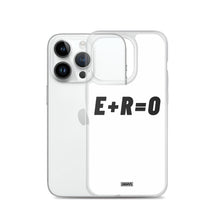 Load image into Gallery viewer, E+R=O iPhone Case - black on white
