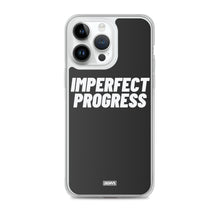 Load image into Gallery viewer, Imperfect Progress iPhone Case - white on black