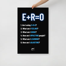 Load image into Gallery viewer, E+R=O Poster - Reflection List (24&quot; x 36&quot;)