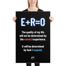 Load image into Gallery viewer, E+R=O Poster - Quality of life (24&quot; x 36&quot;)