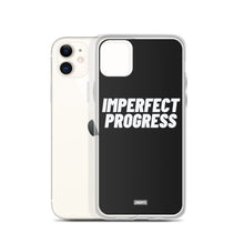 Load image into Gallery viewer, Imperfect Progress iPhone Case - white on black