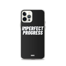 Load image into Gallery viewer, Imperfect Progress iPhone Case - white on black