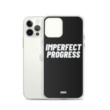 Load image into Gallery viewer, Imperfect Progress iPhone Case - white on black