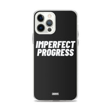 Load image into Gallery viewer, Imperfect Progress iPhone Case - white on black