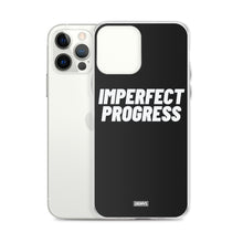 Load image into Gallery viewer, Imperfect Progress iPhone Case - white on black