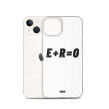 Load image into Gallery viewer, E+R=O iPhone Case - black on white