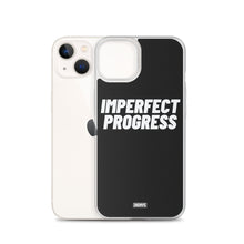 Load image into Gallery viewer, Imperfect Progress iPhone Case - white on black