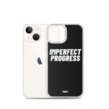 Load image into Gallery viewer, Imperfect Progress iPhone Case - white on black