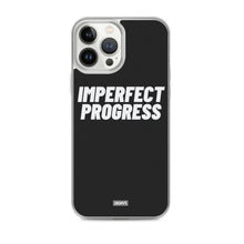 Load image into Gallery viewer, Imperfect Progress iPhone Case - white on black