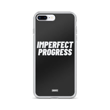 Load image into Gallery viewer, Imperfect Progress iPhone Case - white on black