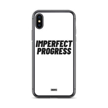 Load image into Gallery viewer, Imperfect Progress iPhone Case - black on white
