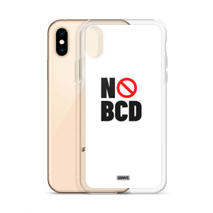 No BCD iPhone Case - black on white