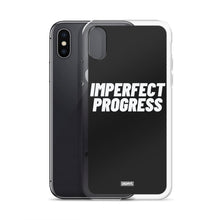 Load image into Gallery viewer, Imperfect Progress iPhone Case - white on black