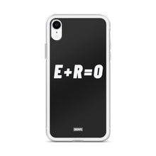 Load image into Gallery viewer, E+R=O iPhone Case - white on black