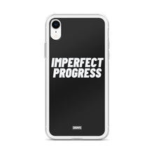 Load image into Gallery viewer, Imperfect Progress iPhone Case - white on black