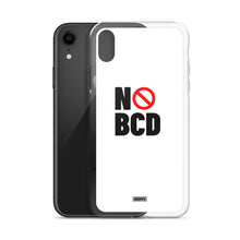Load image into Gallery viewer, No BCD iPhone Case - black on white