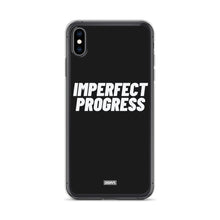 Load image into Gallery viewer, Imperfect Progress iPhone Case - white on black